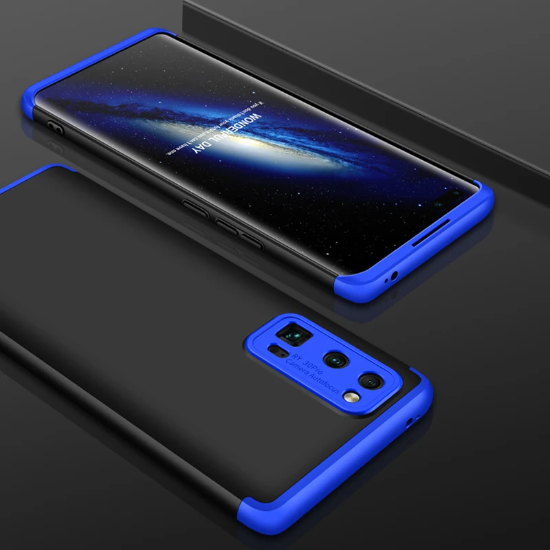 

Slim Case for Honor 30 Pro Honor30 Case 360 Full Protection Anti-knock 3 in 1 Matte Hard PC Cover Huawei Honor 30 Pro Case Coque