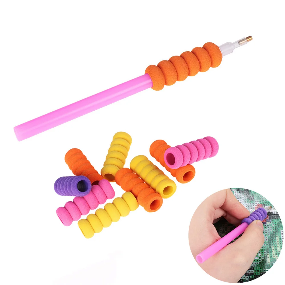 50pcs 1 Heads of Point Drill Pen Wholesale Supplies 5D DIY Diamond Painting Replacement Pen Tips Tool Mosaic Cross Stitch