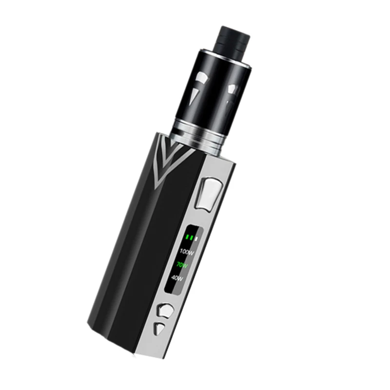 

100W Vape Kit 2000Mah Built-In Battery with Led Screen Vape Huge Vapor Electronic Cigarette Vaporizer