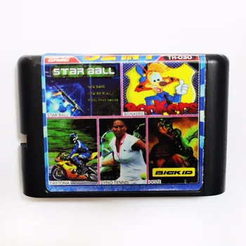 

Hot Sale 16 bits Sega Game Card Multi In One- 52 in 1 TH030