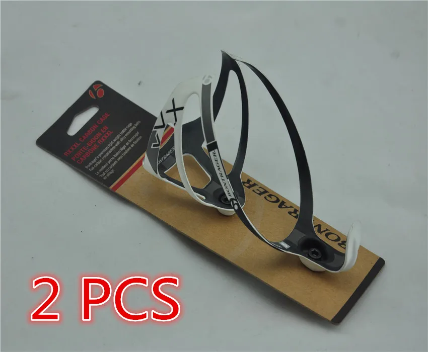 white 2PCS Из 2 предметов Лидер продаж, полностью из углеродного волокна, бутылка держатель, фляга держатель для велосипеда аксессуары для ванной комнаты с посылка матовое покрытие 2 цвета 16g - Цвет: white 2PCS