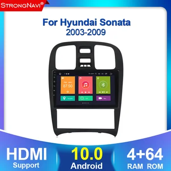 

4G+64G DSP 2.5D IPS 2 din Android 10 4G NET Car Radio Multimedia Video Player For Hyundai Sonata 2003-2009 with WiFi BT carplay