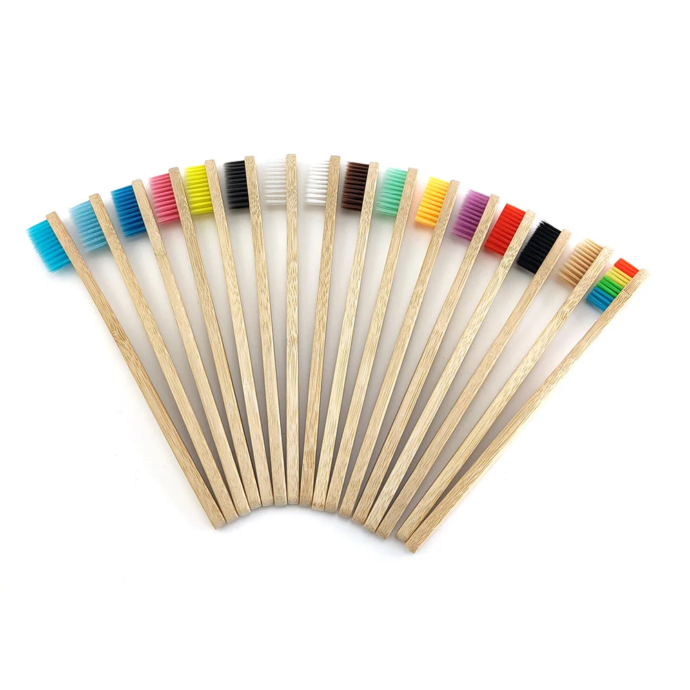 

12 pcs/Pack Environmental Bamboo Kids Toothbrush Soft Bristle Healthy Dental Oral Care Toothbrush