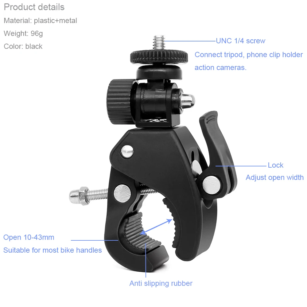 Photography Super Clamp with 1/4