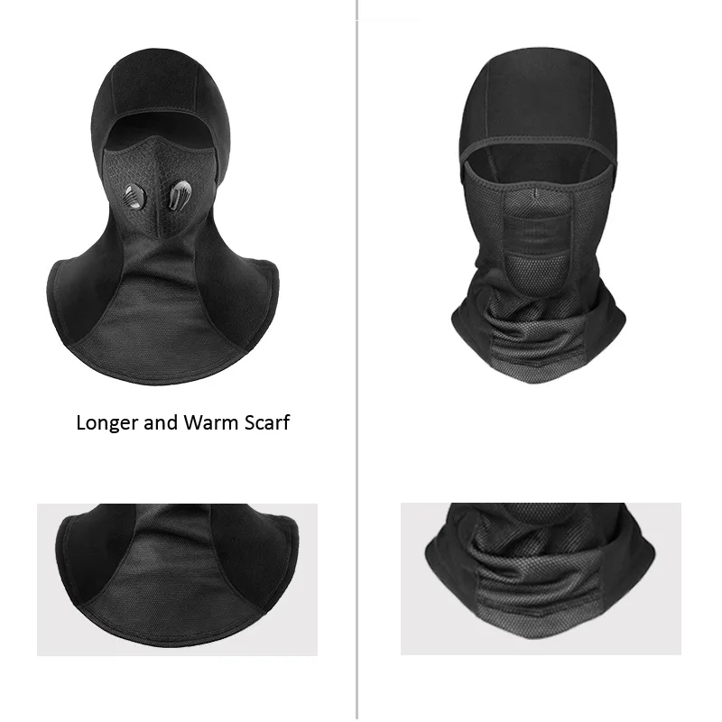 Мотоциклетная водонепроницаемая ветрозащитная маска для лица, зимняя Флисовая теплая маска для лица, Балаклавы для улицы, лыжный походный шлем