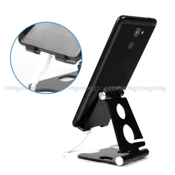 

Aluminum Universal Foldable Adjustable Cell Phone Tablet Desk Stand Mount Holder Au13 19 Droship