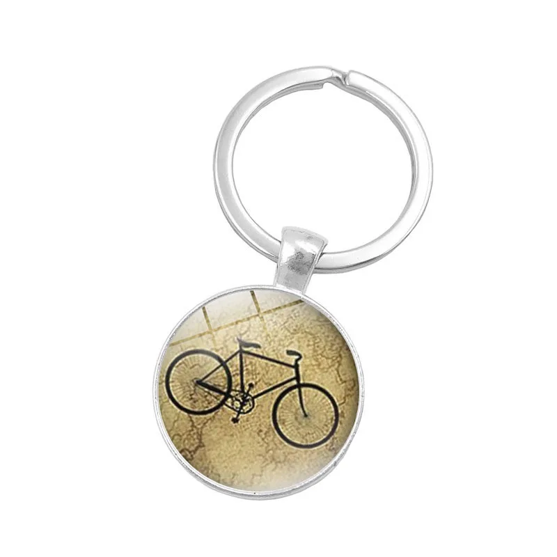 

Accessories Love Cycling Pattern Series Time Stone Key Ring Handmade Accessories