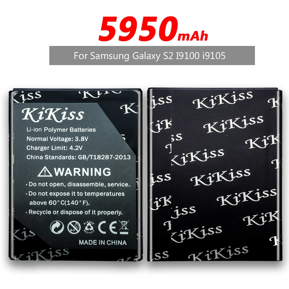 Аккумулятор емкостью 5950 мАч для Samsung Galaxy S2 i9100 i9108 i9103 I777 i9105 i9100G i9188 i9050