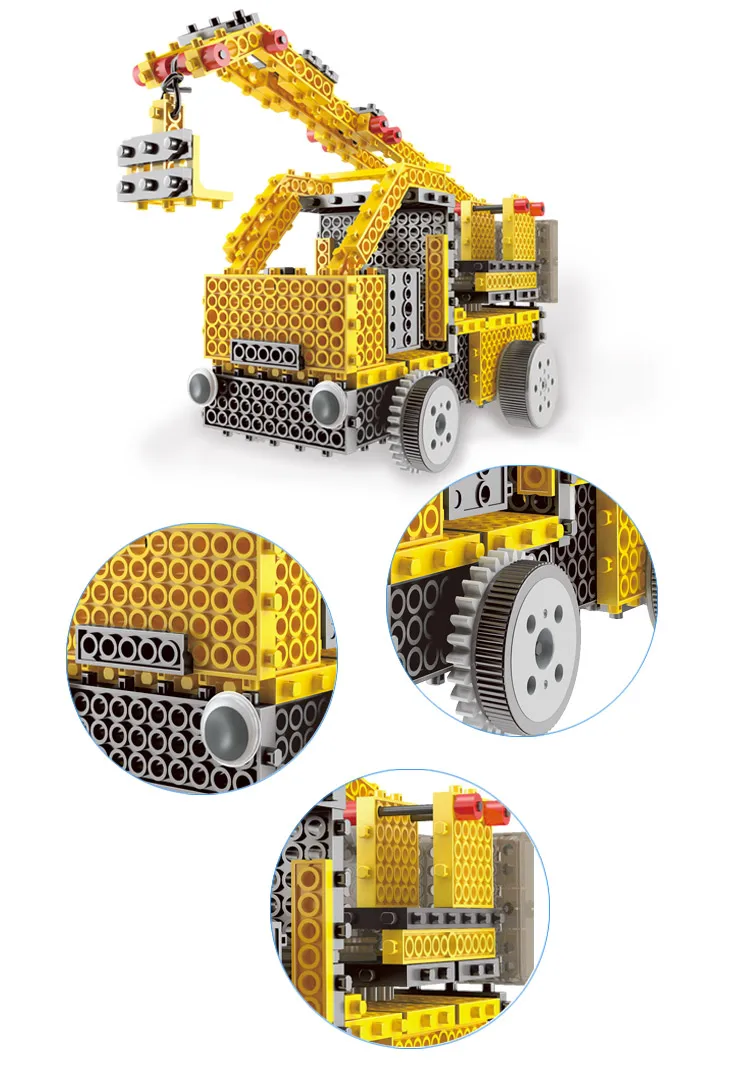 wholesale 4 in 1 rc toy truck building blocks toys for kids