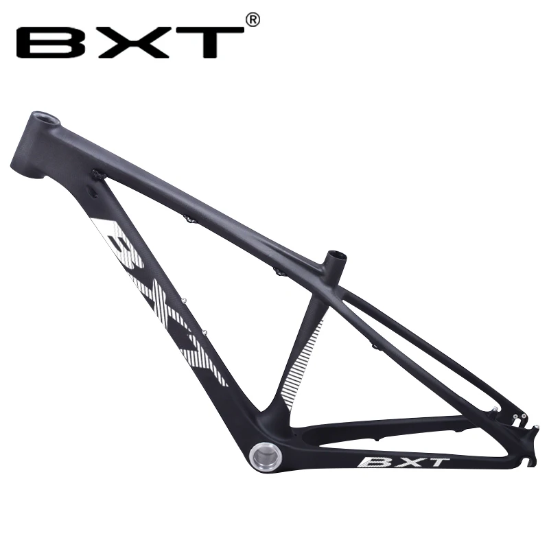 Flash Deal 2019 BXT Chinese kids 3K mtb carbon frame 26er full carbon frame Disc brake kids Mountain Bike 14inch BB92 frameset 4