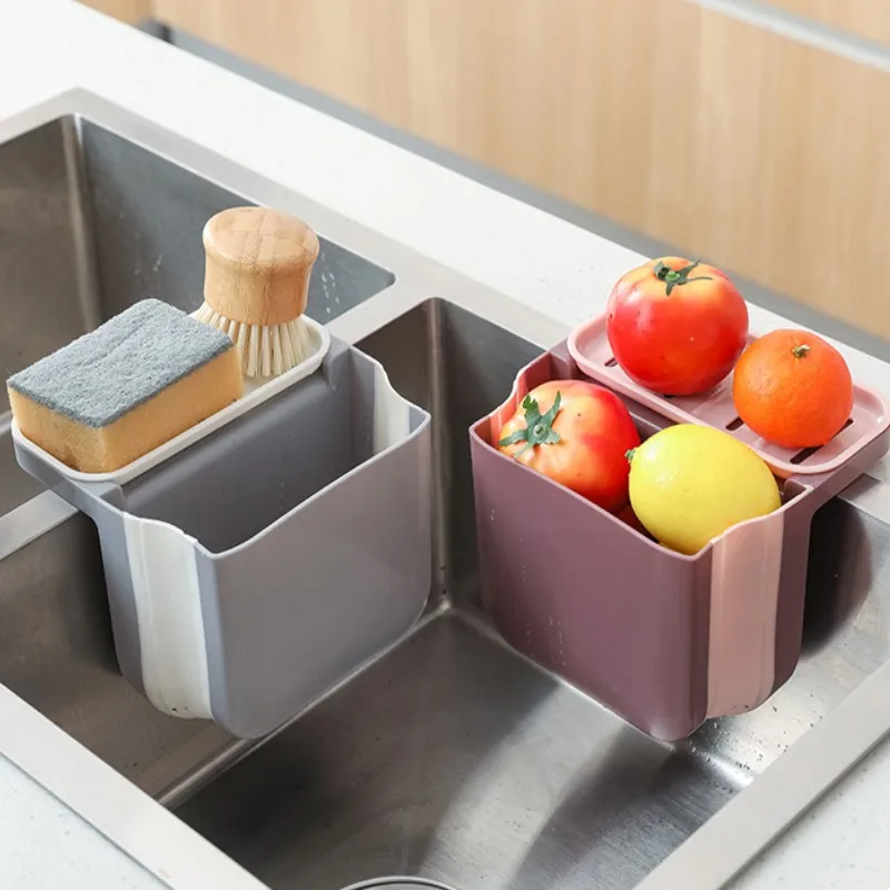 Foldable Sink Drain Basket Kitchen Waste Leaking Basket Sink Side Wet Garbage Sponge Rack Drain Filter Rack Kitchen Tool 17 Foldable Sink Drain Basket Kitchen Waste Leaking Basket Sink Side Wet Garbage Sponge Rack Drain Filter Rack Kitchen Tool