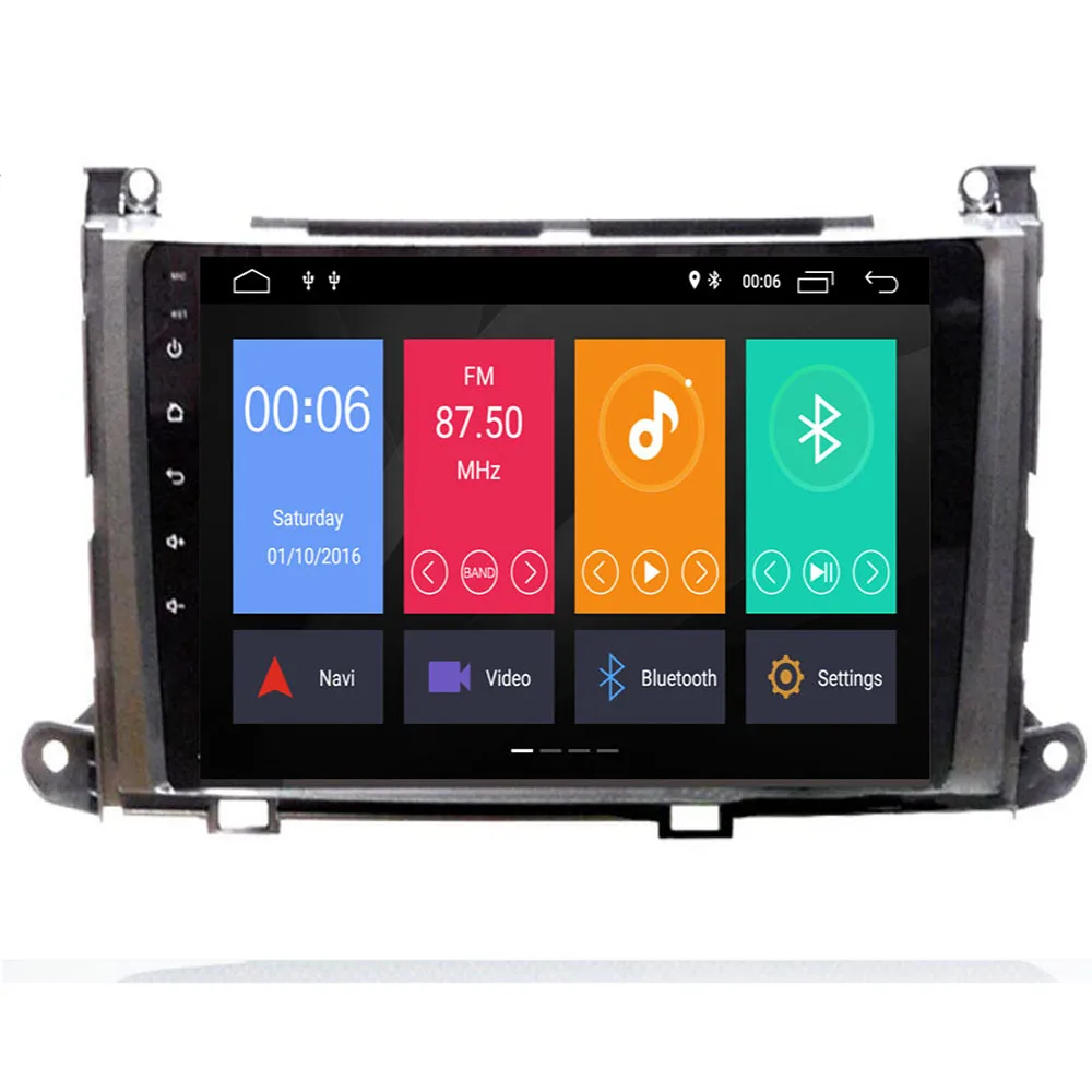 Discount PX5 Android 9.0 Qcta Core Car Multimedia DVD Player For Toyota Sienna 2010-2014 4G RAM 64G ROM Wifi GPS BT SWC FM Navigation 4