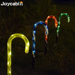 Joycabin Solar Christmas Candy Cane Light Christmas Day Light LED Home Garden Passage Courtyard Lawn Decoration Light