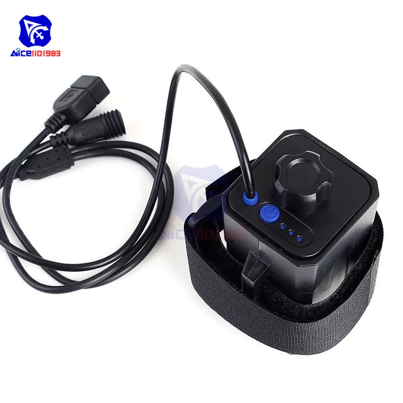 Tiardey 12V vélo Mobile Power Box Support de Piles 18650 Batterie étanche USB/DC Double Interface pour vélo vélo Lampe