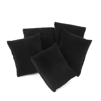 

5pcs Black Bracelet Clock Jewelery Display Cushions