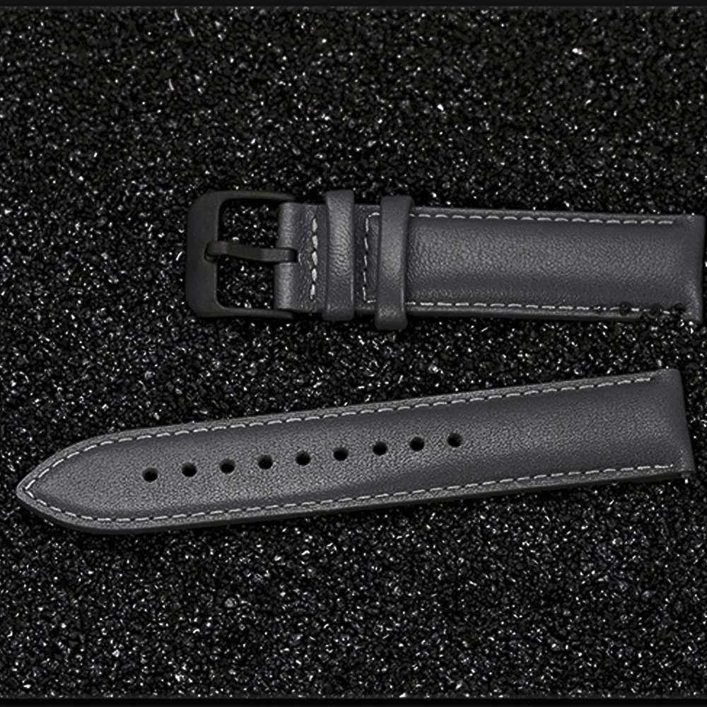 Universal 20mm Watch Band Strap Quick Release Watchband Luxury PU Leather Wirst Bracelet Strap For Garmin Vivoactive 3 Belt