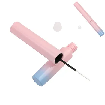 

4Pcs/lot Pink Blue Empty Mascara Tubes With Thin Eyelash Brush Vials Empty Mascara Tube Plastic DIY Container Bottle
