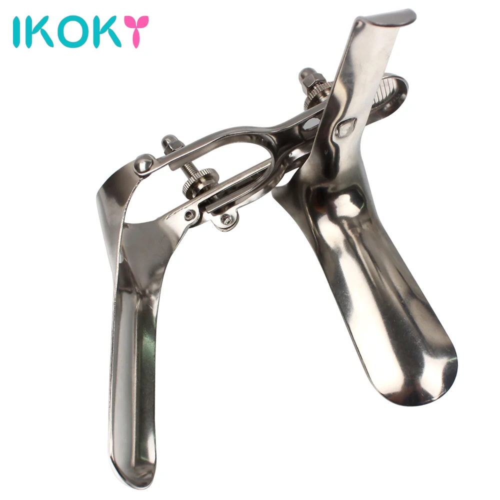 IKOKY Colposcope Vaginal Dilators Expansion Medical Themed Toys Speculum Anal Voyeuristic Device Sex Toys for Women