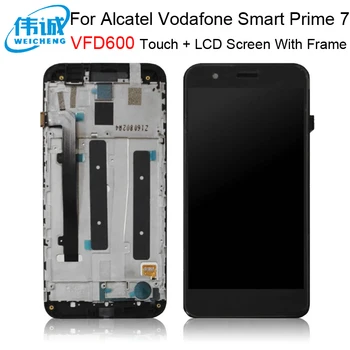 

WEICHENG For Alcatel Vodafone Smart Prime 7 VFD600 LCD Display Touch Screen Phone Digitizer Assembly With Frame