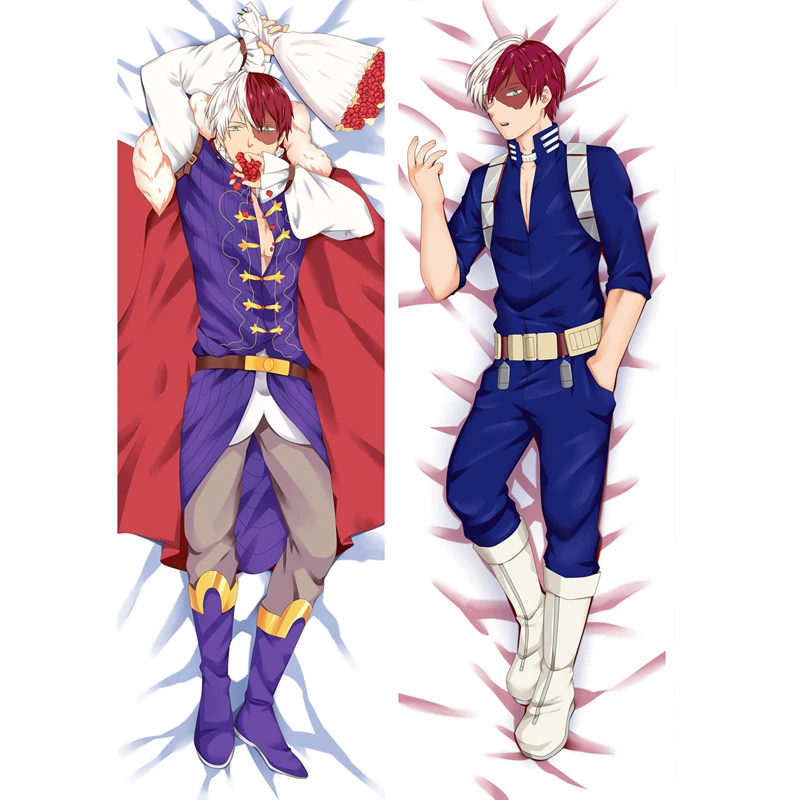 Аниме Мой герой Академия Dakimakura Todoroki Shoto обнимающая Подушка Чехол Otaku Мужская