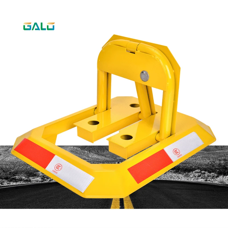 6KG Double Lock Manual Parking Barrier Parking Lock / Hand Operated No Bollard Post