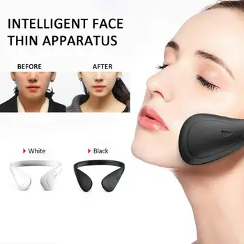 

Electric Slimming Facial Massager V-Face Trainer Jaw Exerciser EMS Face Body Pulse Muscle Stimulator With Electrode Pads Newest