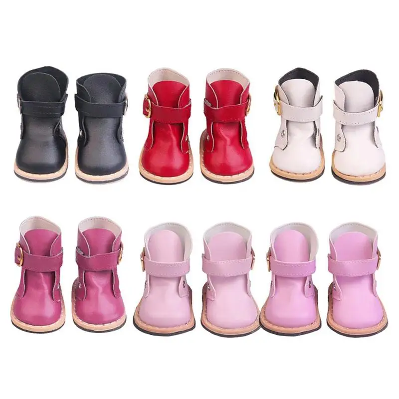 

Fashion Doll Boots For 18 Inch Girl Doll 7 cm PU Winter Rain Boots Colors Shoes Fit Clothes Accessories