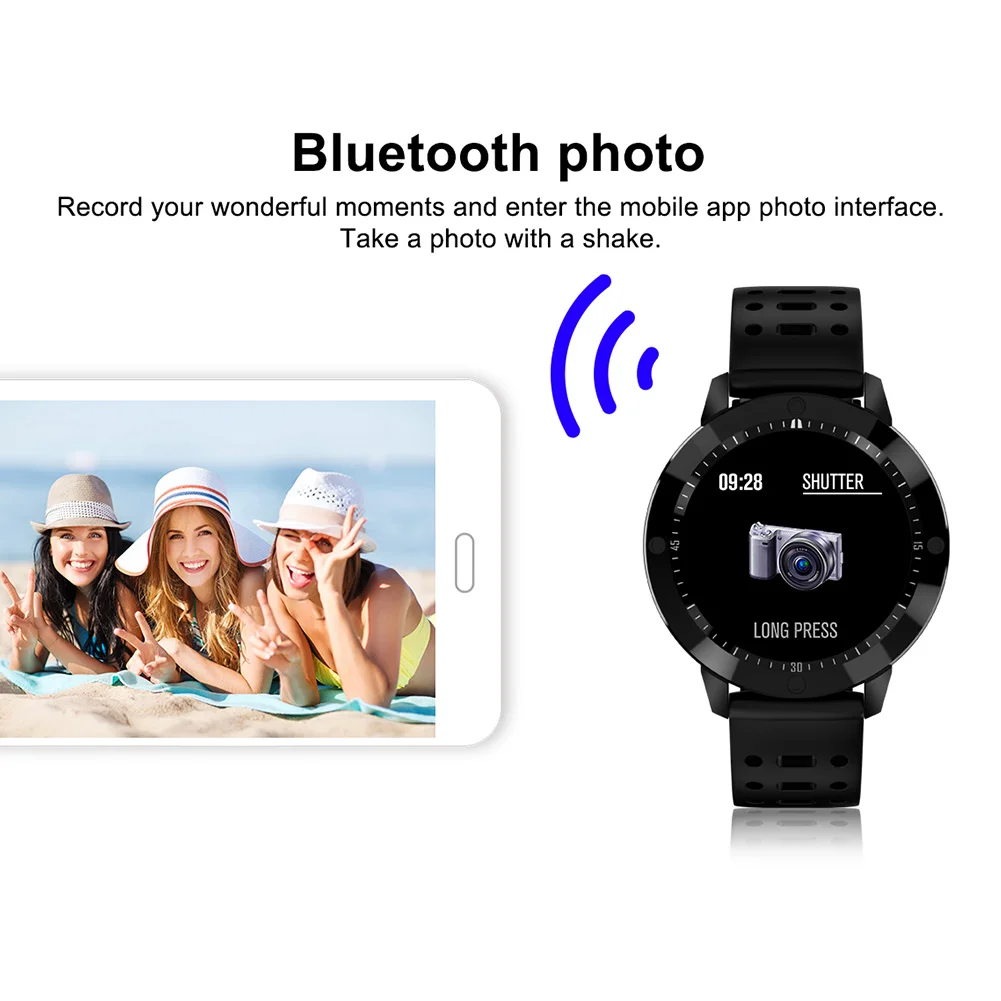 CF58 Bluetooth наручные часы счетчик шагов спортивный браслет для IOS Android напоминание о звонках Многофункциональный монитор сердечного ритма
