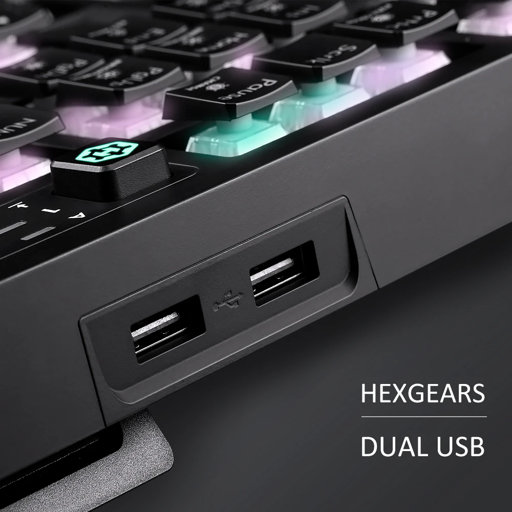 HEXGEARS GK60 RGB подсветка из алюминиевого сплава игровая клавиатура Kailh SUN Switch 104 механическая клавиатура для ПК/Mac/ноутбука