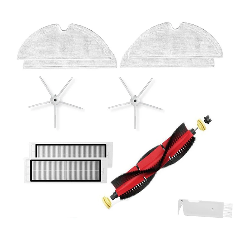 Roborock Accessory Pack of Washable Filter, Brush, Mop for Xiaomi