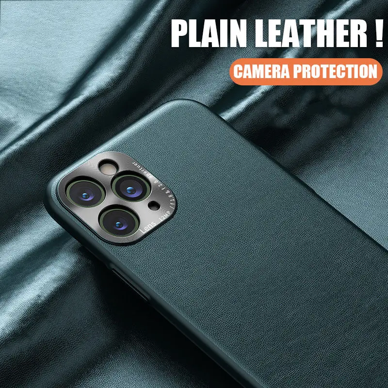 Защитный кожаный чехол для объектива камеры iPhone 11 Pro Max оригинальный