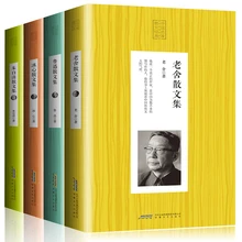 

Full Set 4 Books Chinese Literature Classic Essays Lu Xun Zhu Ziqing Lao She Bing Xin / Chinese Famous Fiction Novel Book Livro