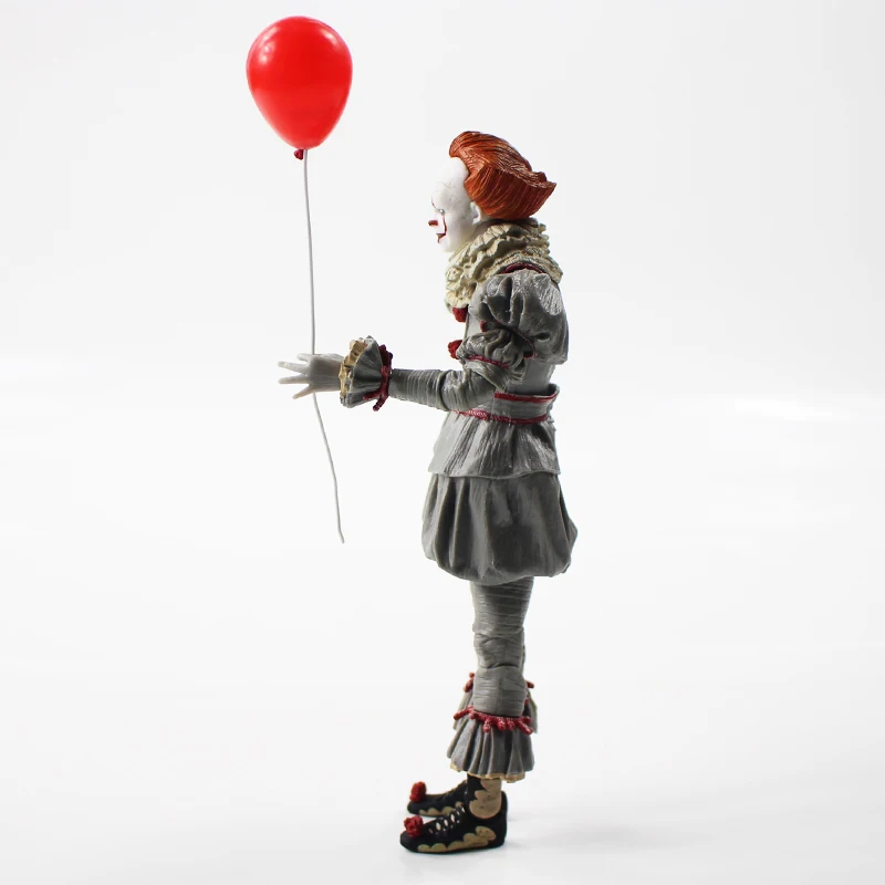 [Забавный] 20 см NECA Стивен Кинг это Pennywise Джокер клоун день Хэллоуина фильм ужасов кукла ПВХ фигурка Коллекционная модель