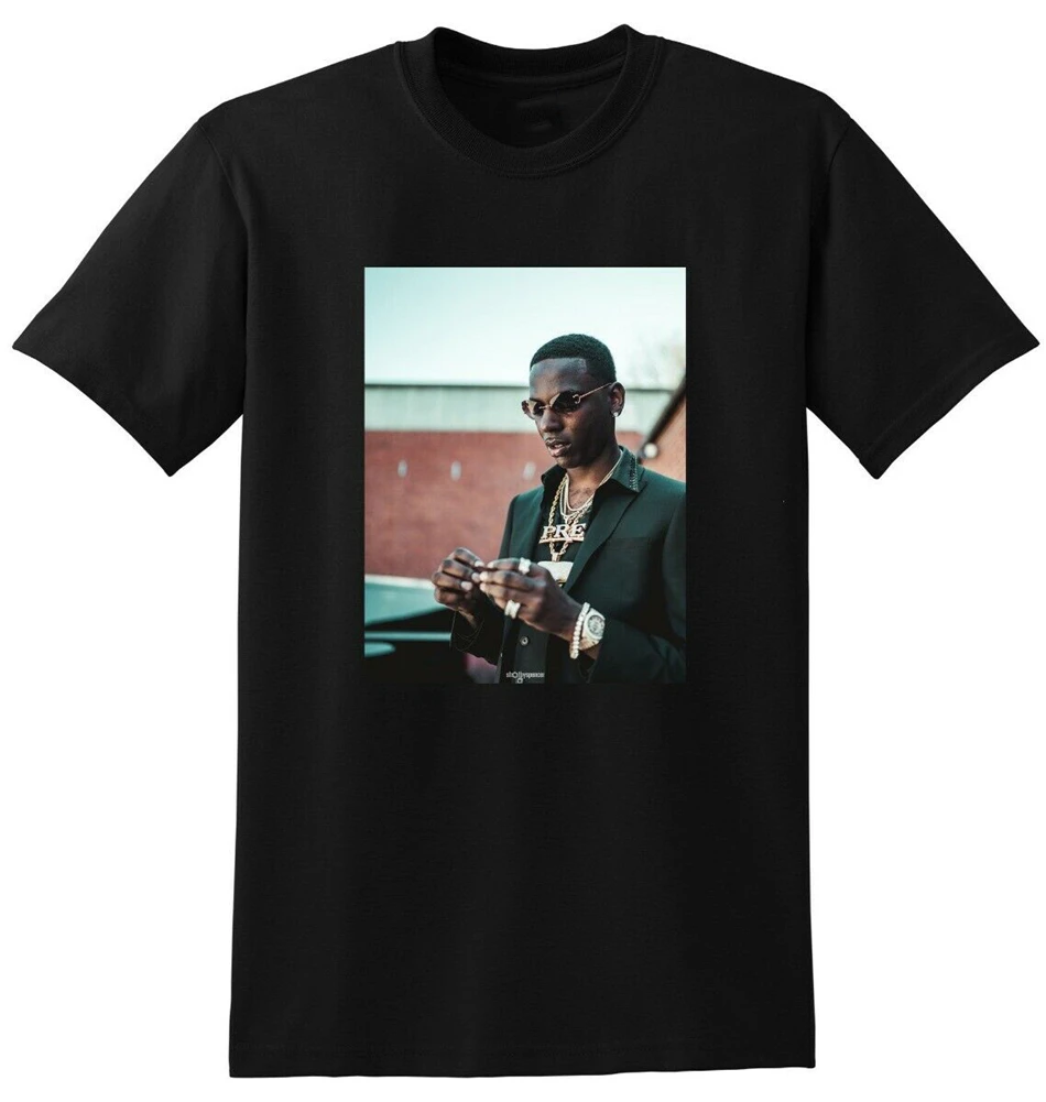Новинка футболка YOUNG DOLPH рэппер фото постер маленький средний большой или XL