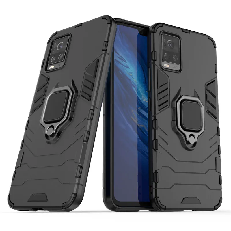Противоударный чехол для Vivo S7 S6 S5 Z6 X50 мягкий силиконовый бронированный жесткий