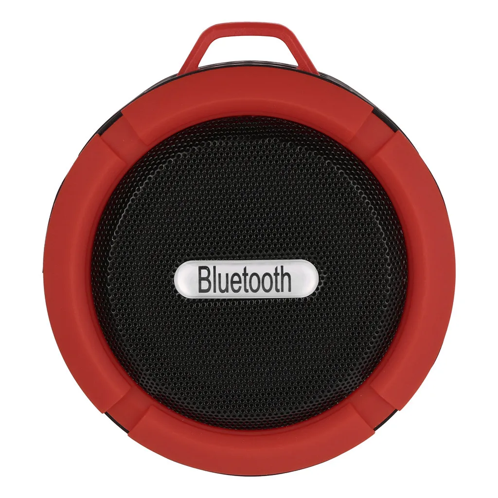 Red C6 Мини Портативный беспроводной Bluetooth водонепроницаемый стерео звук динамик открытый - Цвет: Red