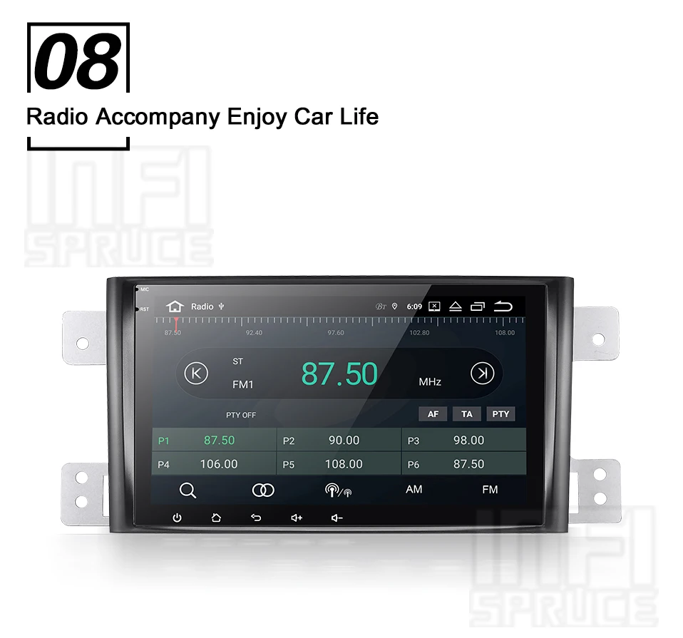 Android 9,0 автомобильный dvd для suzuki grand vitara 2006-2011 мультимедийный автомобильный Радио Стерео gps с рулевым колесом навигация