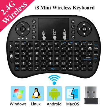 

2.4G Mini Wireless Keyboard with Touchpad Portable Wireless Keyboard Remote Control for laptop PC Smart TV Tablet Raspberry Pi