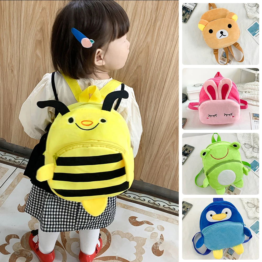 Backpack Schoolbags Plush Cartoon-Shaped Girls Children Boys Kids Cute New Doll-Shoulder-Bag