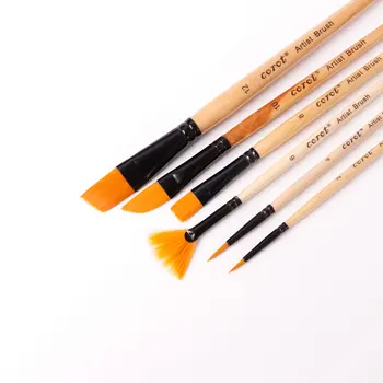 

Multifunctional brush set 6 sets of oil brushes Nylon brush set watercolor brushes / art supplies / painting supplies