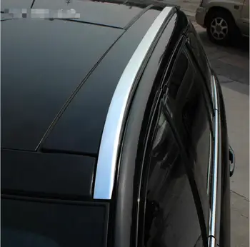 

For Ford Edge 2011 2012 2013 2014 Aluminium alloy Silver Top Roof Rails Rack Side Bars Decoration Trim Car Accessories