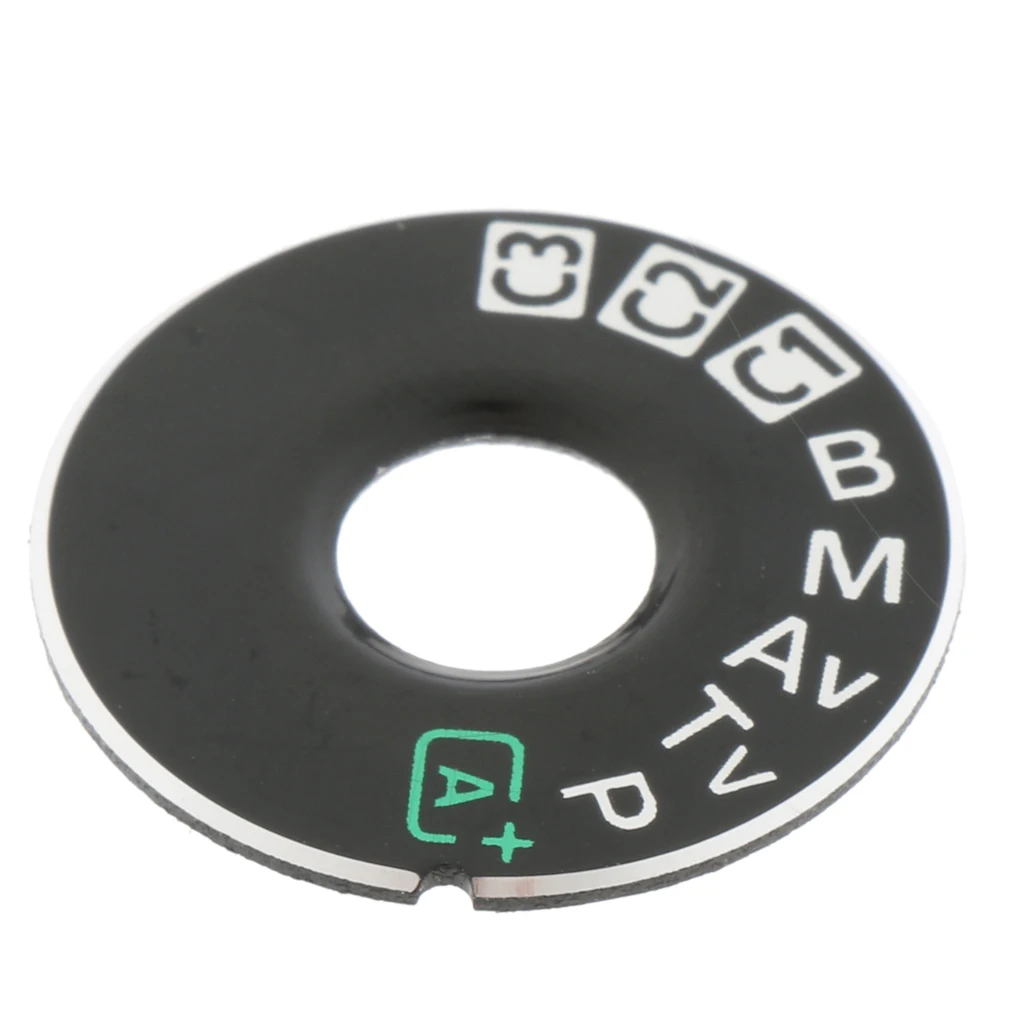 Top Cover Mode Function Dial Mode Plate +- Interface Cap Replacement for Canon EOS 5D Mark III 5D3 DSLR Camera with Tape