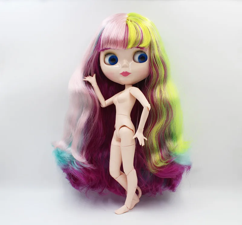 Большая скидка RBL-888J DIY кукла Обнаженная Блит подарок на день рождения для девочки 4 цвета большой глаз кукла с красивыми волосами милая игрушка