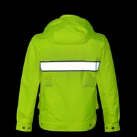 Men's Reflective Waterproof Rain Jacket