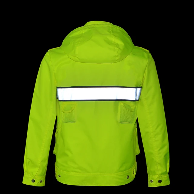 Men's Reflective Waterproof Rain Jacket