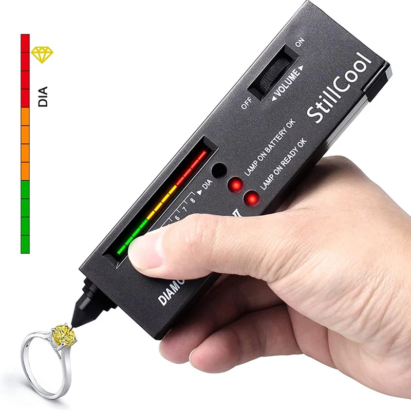 

Diamond Tester Gemstone Selector LED Indicator Diamond Test Pen Jewelry Tools for sale