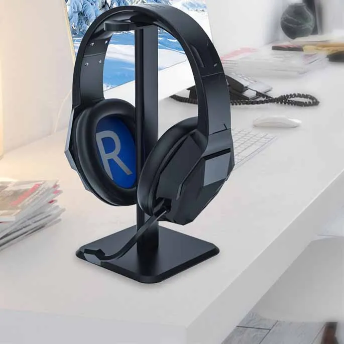 Universal Aluminum Headphone Holder Earphone Hanger Headset Desk Stand Shelf Bracket