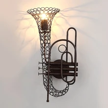 Американский промышленный настенный светильник, настенный светильник для кафе-бара, винтажный Железный Лофт настенный светильник, промышленный декор, настенное бра