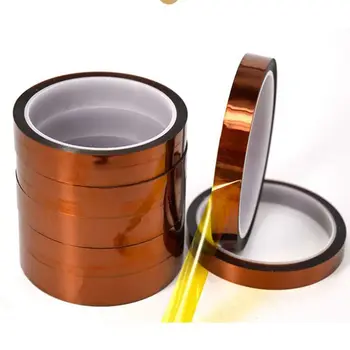 

Length 30M Width 5/10/15/20/25/30mm Film Heat Resistant Polyimide Tape High Temperature Adhesive Insulation Electric Tape