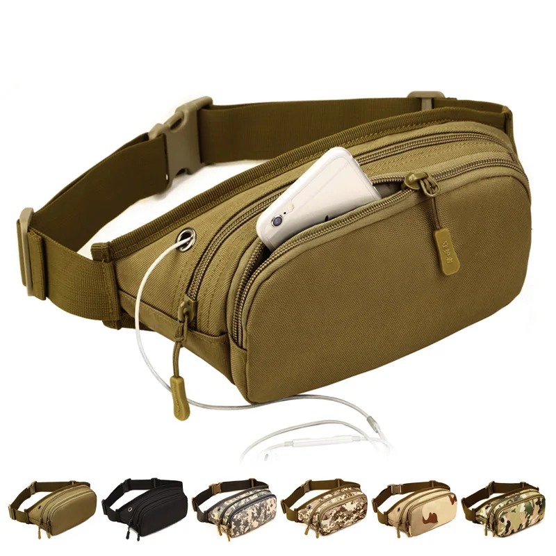 

Outdoor Wallet Camouflage Tactical Waist Pack Bag Multi-Purpose Tactical Girdle Wallet Over-the-shoulder Bag Practical Small Wal